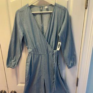 Old Navy Women's Light Blue Romper Jumpsuit - Size XS - NWT